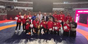 منتخب مصر للمصارعة الرومانية تحت 20 عام يحصد كأس البطولة الأفريقية
