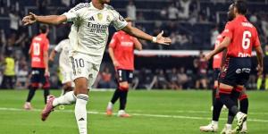 بهدف مبابي.. ريال مدريد يفوز على أوساسونا في افتتاح مشواره بالدوري