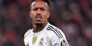 ريال مدريد يعلن تشخيص إصابة ميليتاو.. والكشف عن مدة غيابه