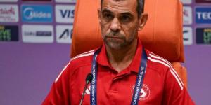 مدرب الشارقة: مواجهة الأهلي كانت متساوية.. وحققنا فوز صعب