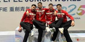 منتخب مصر لسلاح سيف المبارزة يتوج بذهبية كأس العالم تحت 20 عامًا