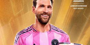 ميسي أفضل لاعب في الدوري الأمريكي بعد موسم تاريخي مع إنتر ميامي