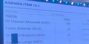 حسن مصطفى يحصد 129 صوتًا في انتخابات الاتحاد الدولي لليد