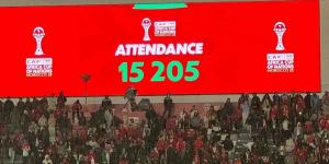 "كان المغرب"/ أزيد من 15 ألف متفرج حضروا لمتابعة مباراة تونس وتنزانيا في الملعب الأولمبي بالرباط