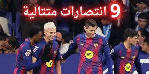 برشلونة يتفادى "مفاجآت" إسبانيول ويصل للانتصار التاسع تواليا في "الليغا"
