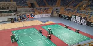 صالة نادي النادي تتزين لإستضافة بطولة مصر الدولية البارالمبية للريشة الطائرة