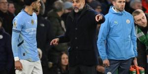 جوارديولا يحدد موقف جفارديول قبل الديربي ويكشف موعد عودة مرموش