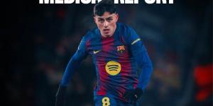 ضربة.. برشلونة يعلن طبيعة إصابة بيدري ومدة غيابه