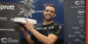 اختيار مصطفى عسل كأفضل لاعب في شهر يناير من رابطة محترفي الإسكواش