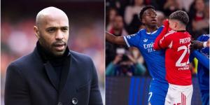 تيري هنري للاعب بنفيكا بريستياني: "أخبرنا بما قلت.. لماذا غطيت أنفك هل أنت مصاب بالزكام؟"