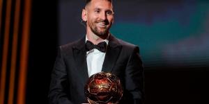 Lionel Messi wins his eighth Ballon d'Or award