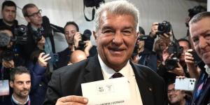 رسميا/ لابورتا يفوز برئاسة نادي برشلونة إلى غاية 2031