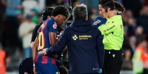 رسميا/ نهاية موسم يامال مع برشلونة والنادي يؤكد عودته قبل المونديال