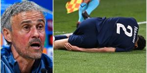 إنريكي عن إصابة حكيمي أمام بايرن ميونخ: "آمل أن تكون مجرد تشنجات وغدا سنرى حالته"