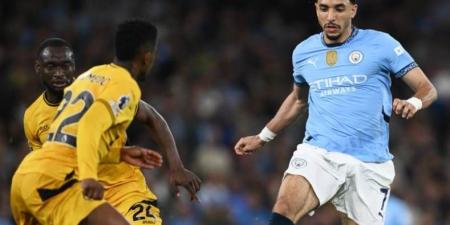 مرموش يشارك في فوز مانشستر سيتي على وولفرهامبتون بالدوري الإنجليزي