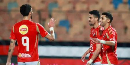 وسام أبو علي يسجل الهدف الثالث للأهلي في مرمى حرس الحدود "فيديو"