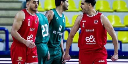 الأهلي يهزم الاتحاد السكندري في المباراة الفاصلة ويتوج بطلًا لدوري سوبر السلة