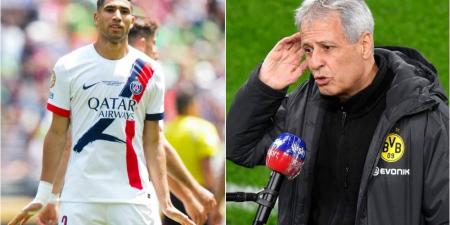فافر (مدرب دورتموند السابق): "حكيمي قائد حقيقي وما يفعله في باريس سان جيرمان رائع"