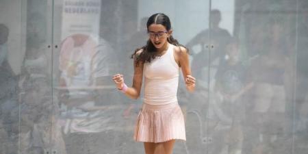 وزير الرياضة يُشيد بفوز لانا فتح الله على لاعبة إسرائيلية في بطولة أوروبا للاسكواش