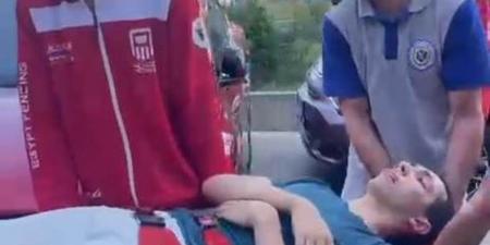 إصابة قوية لمحمد حمزة تنهي مشواره في بطولة العالم للسلاح بجورجيا