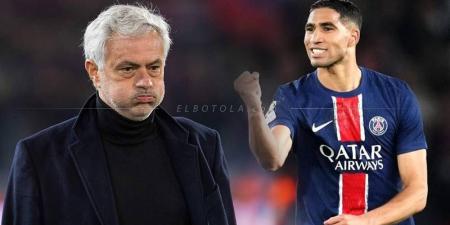 مورينيو يشيد بحكيمي على طريقته: "أحب امتلاك ظهير مثله لكن لا يوجد الكثير منه في العالم"