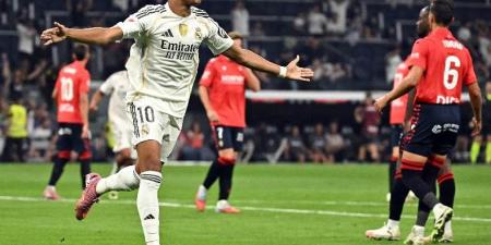 بهدف مبابي.. ريال مدريد يفوز على أوساسونا في افتتاح مشواره بالدوري