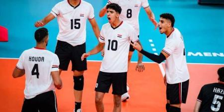 منتخب مصر للشباب يهزم تايلاند في ثاني مبارياته ببطولة العالم للكرة الطائرة بالصين