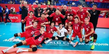 تعرف على منافس مصر في دور الـ 16 ببطولة العالم لشباب الطائرة