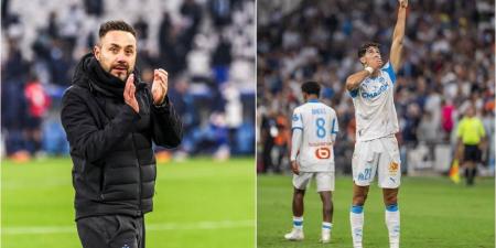 بعد ظهوره الأول رفقة مارسيليا.. أكرد يحظى بإشادة المدرب دي زيربي: "إنه لاعب كبير"