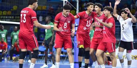 منتخب مصر لشباب الطائرة يتأهل إلى نهائي بطولة إفريقيا بعد الفوز على كينيا