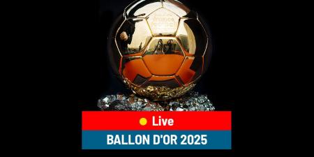 Ballon d'Or 2025 LIVE: Latest updates from football's star-studded evening