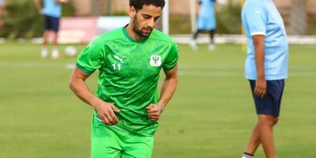 عودة محمد الشامي للمشاركة في التدريبات الجماعية للمصري