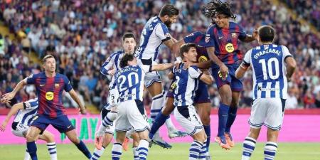 برشلونة يقلب الطاولة على ريال سوسيداد بثنائية ويعتلي صدارة الدوري الإسباني