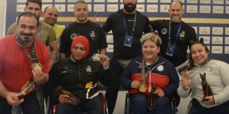 مصر تحتل المركز الثالث بجدول ميداليات الكبار في بطولة العالم لرفع الأثقال البارالمبي