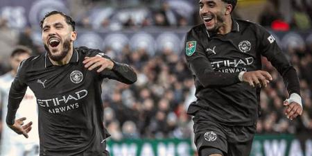 مرموش يتألق ويقود مانشستر سيتي لعبور سوانزي نحو ربع نهائي كأس الرابطة