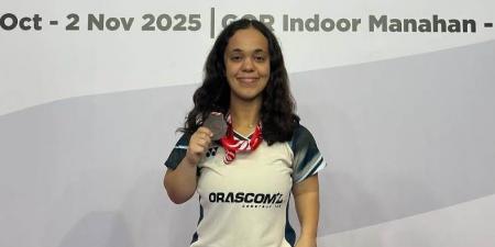 ياسمينا عيسى تتوج ببرونزية بطولة أندونيسيا الدولية للريشة الطائرة البارالمبية