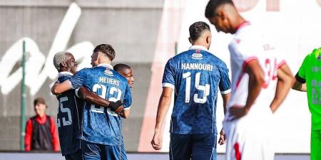 الوداد الرياضي يرتقي إلى صدارة البطولة الاحترافية بعد فوزه على حسنية أكادير (1-2)