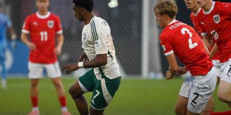 المنتخب السعودي يستهل مشاركته في كأس العالم للناشئين بالخسارة أمام النمسا