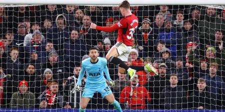  تشكيل مباراة مانشستر يونايتد وتوتنهام في الدوري الإنجليزي