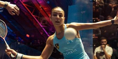 هانيا الحمامي تتأهل إلى نصف نهائي بطولة الصين المفتوحة للإسكواش