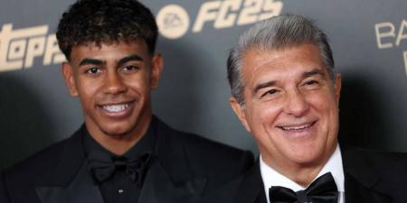 لابورتا: "يامال أكثر نضجًا بكثير من أي لاعب آخر في عمره.. إنه الأفضل في العالم في مركزه"