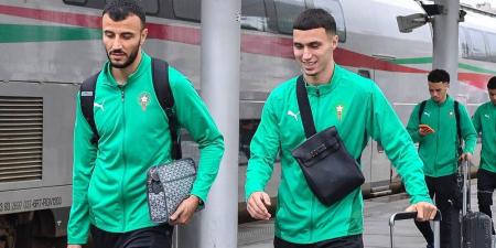 المنتخب المغربي يحط الرحال في طنجة عبر "البراق"