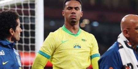 صدمة لـ أرسنال.. جابريل يغادر مباراة البرازيل والسنغال بسبب الإصابة