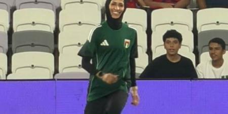 المحكمة الإماراتية رضوى المنصوري تُدير مباراة مصر وكاب فيردي