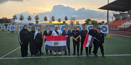 منتخب القوس والسهم يحصد 5 ميداليات متنوعة في البطولة الأفريقية بكوت ديفوار 