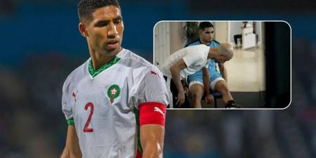 حكيمي: "لم أعد أشعر بالألم وهدفي الوصول إلى كأس أفريقيا في أفضل حال"