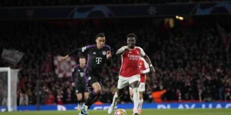 التشكيل الرسمي لمباراة أرسنال وبايرن ميونخ في دوري الأبطال.. كين ضد ساكا