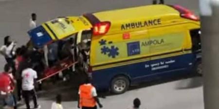 نقل لاعب الوداد عزيز كي إلى المستشفى بعد إصابته أمام عزام التنزاني