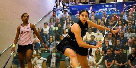 فيروز أبو الخير تقتحم قائمة أفضل 10 لاعبات في تصنيف الإسكواش