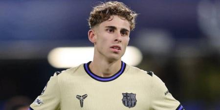 رسميا/ برشلونة يعلن إصابة فيرمين لوبيز وغيابه لأسبوعين